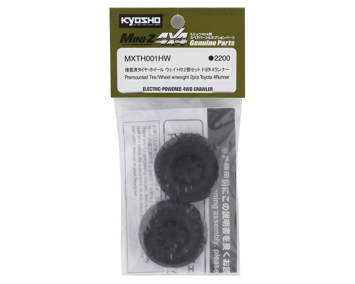 MX-01 Pre-Mounted Tire & Wheels w/Weight (2)