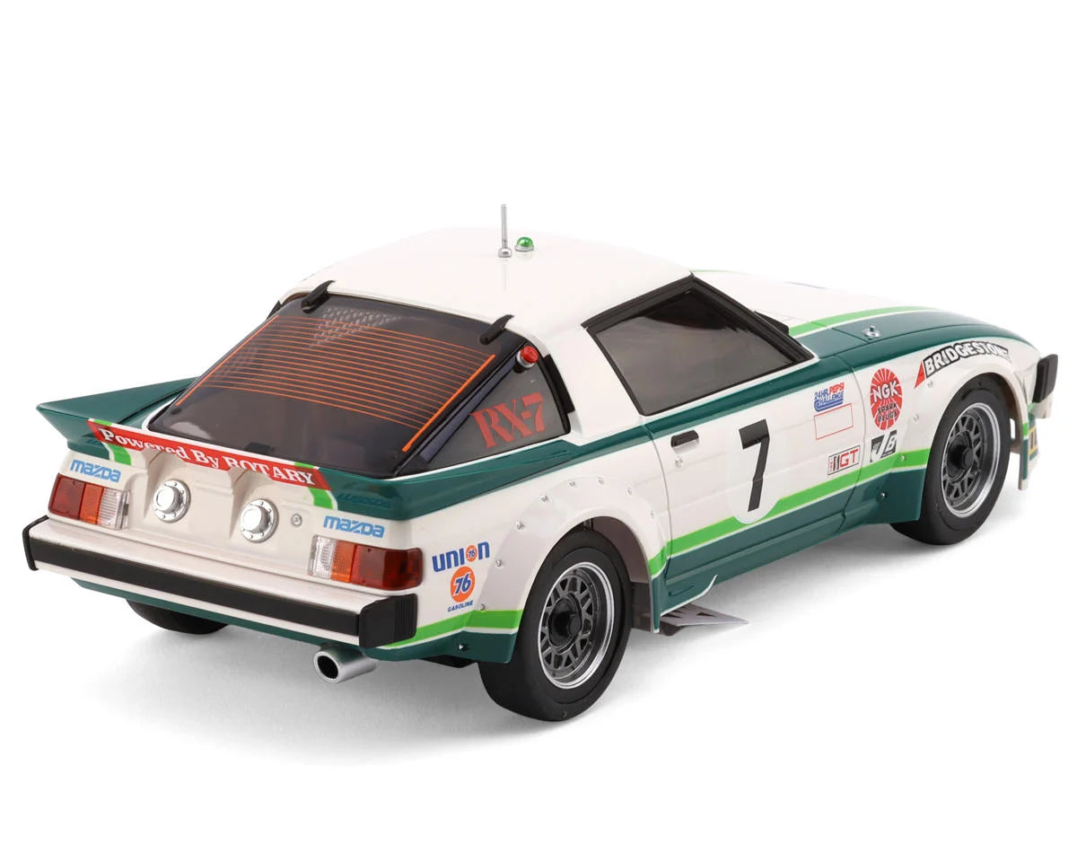 Mini-Z ASC MR-04-RM Mazda Savanna RX-7 1979 Daytona GTU Class Winner No.7 Pre-Painted Body (White/Green)