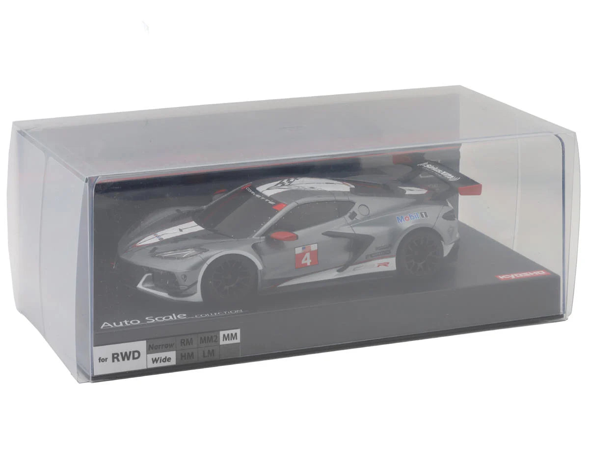 Mini-Z MR-04 Chevrolet Corvette C8.R Body (Gun Metal/White)