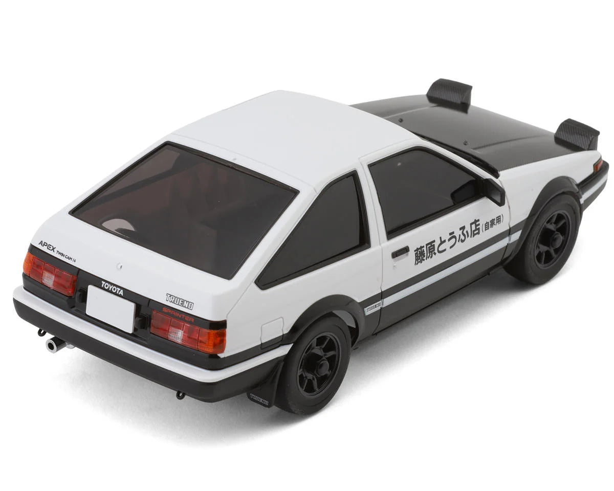 Mini-Z MA-020 Toyota Sprinter Trueno AE86 "Initial D" Project D Final Version Pre-Painted Body (White)