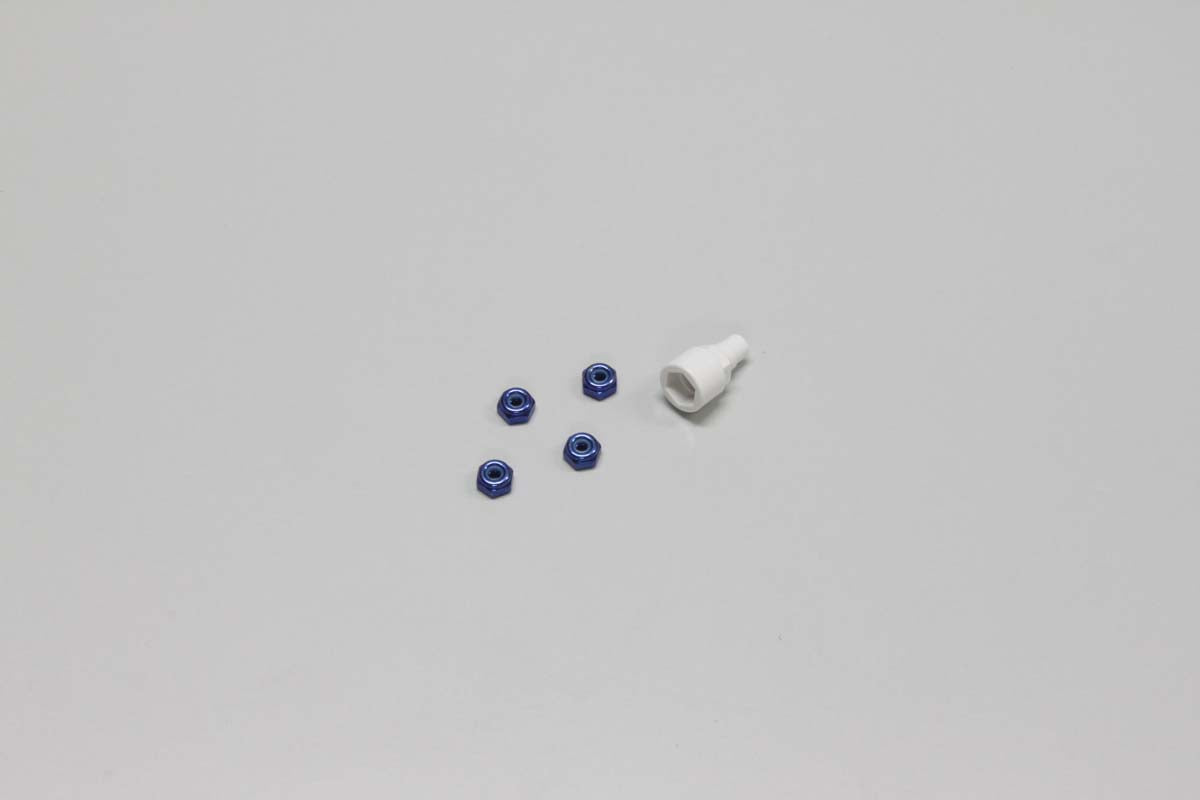 Color Nylon Nut Blue for MINI-Z
