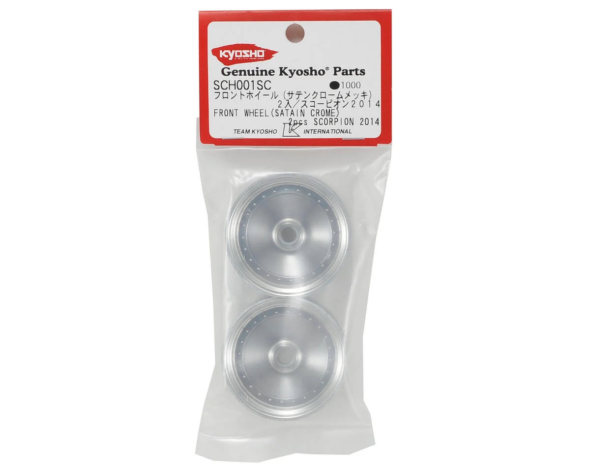 Dish Front Wheel (x2) (Satin Chrome)
