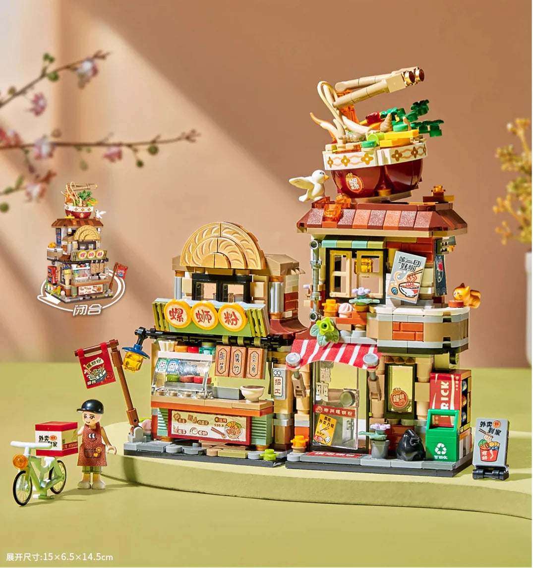 The spiral noodle shop