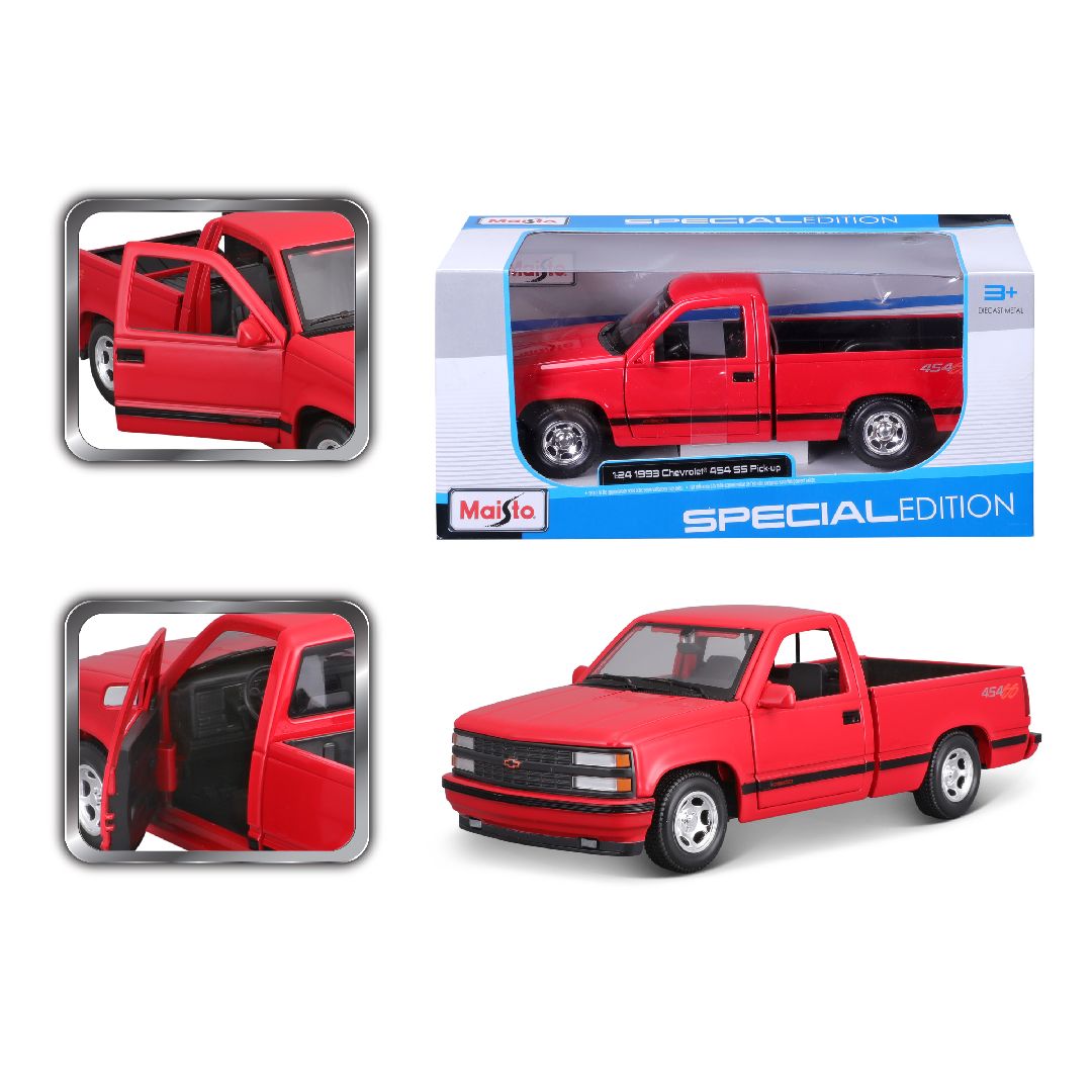 1/24 Special Edition 1993 Chevrolet 454 SS Pick-up Truck (Red)