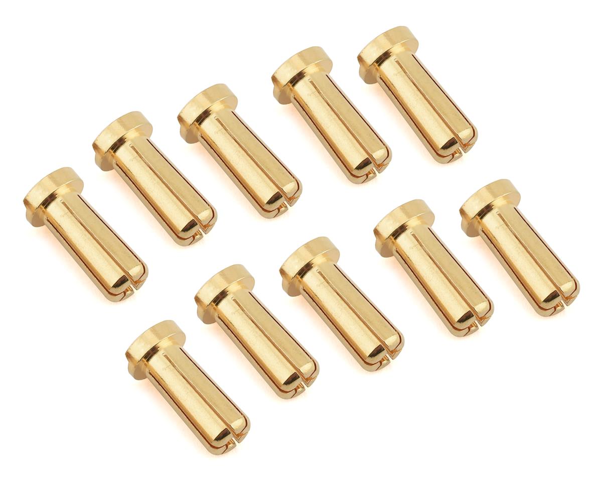 Max Current 5mm Low Profile Gold Bullet Connectors (10)