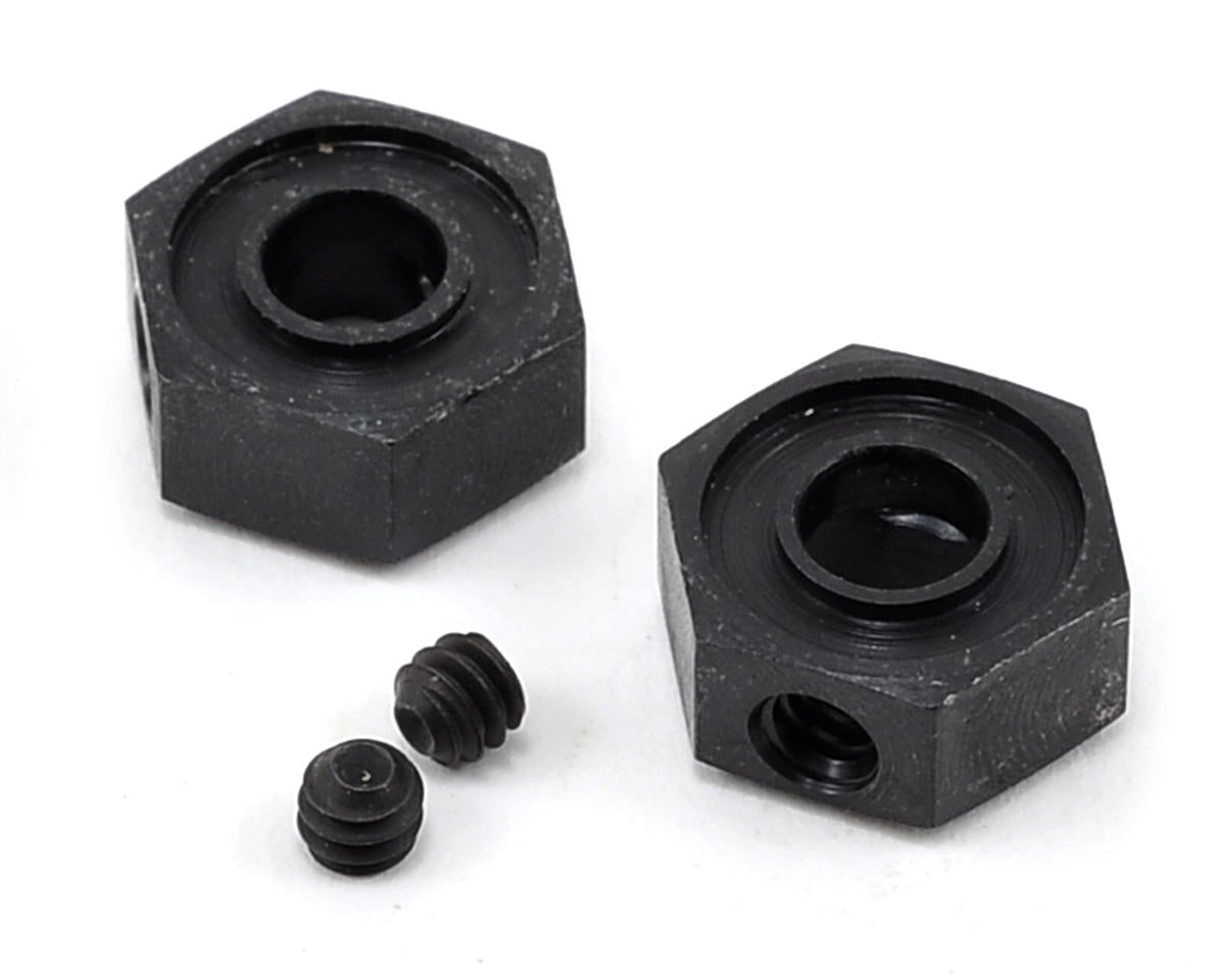 12mm X-Duty Keyed CVD Hex Adapters for Traxxas Nitro Rustler/Slash/4x4(2)