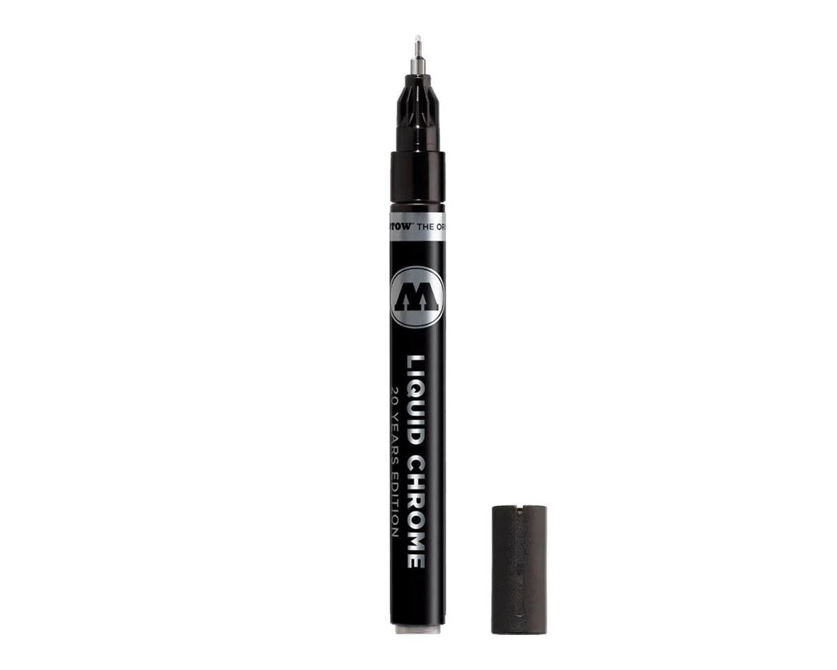 Liquid Chrome Paint Pen Marker w/1mm Tip