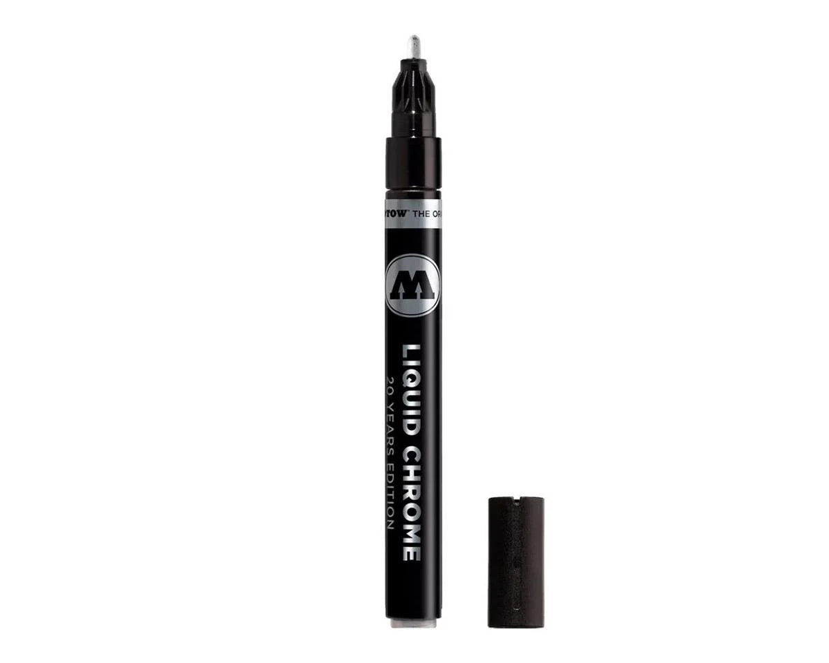 Liquid Chrome Paint Pen Marker w/2mm Tip