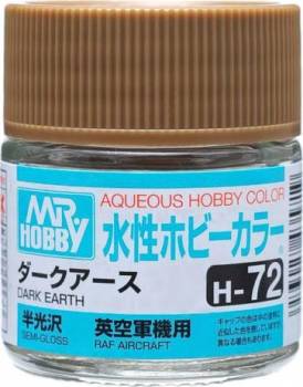 MRHH72 — Aqueous Color 10ml H72 Semi-Gloss Dark Earth