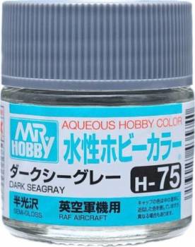 MRHH75 — Aqueous Color 10ml H75 Semi-Gloss Dark Sea Gray