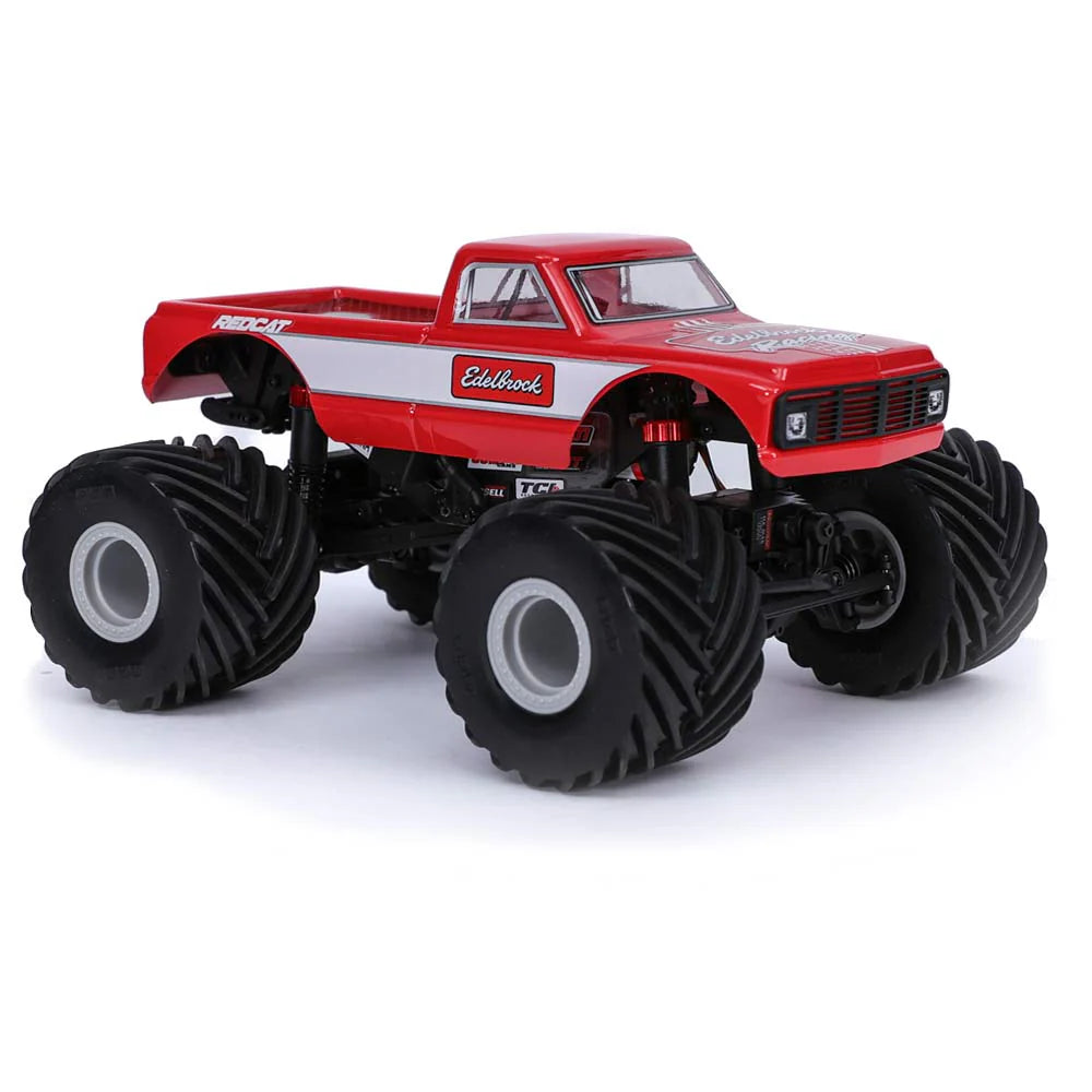 MT-18 - 1/18 Scale, Brushed, Solid Axle Monster Truck - Red