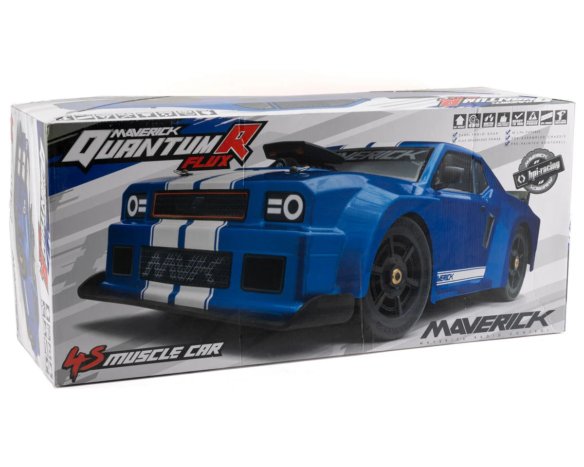 QuantumR Flux 1/8 4S 4WD Brushless RTR (Blue/White)