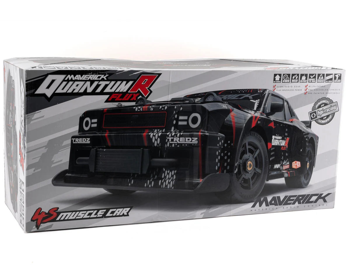 QuantumR Flux 1/8 4S 4WD Brushless RTR (Black/Red)