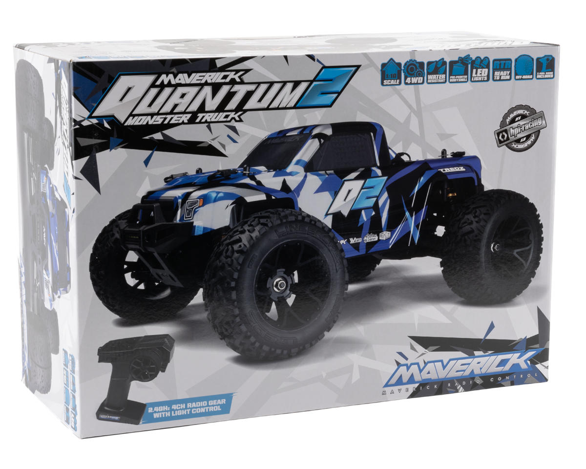 Quantum2 1/10 Electric RTR Monster Truck (Blue)
