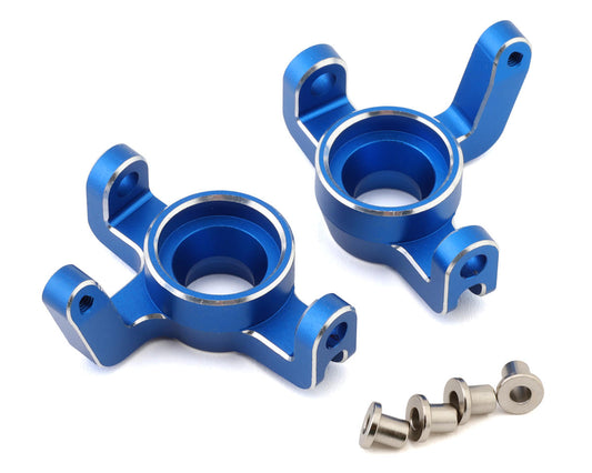 Aluminium Steering Spindle Set (Blue) (x2)
