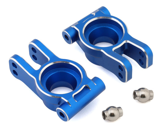 Aluminium Rear Hub Set (Blue) (x2)