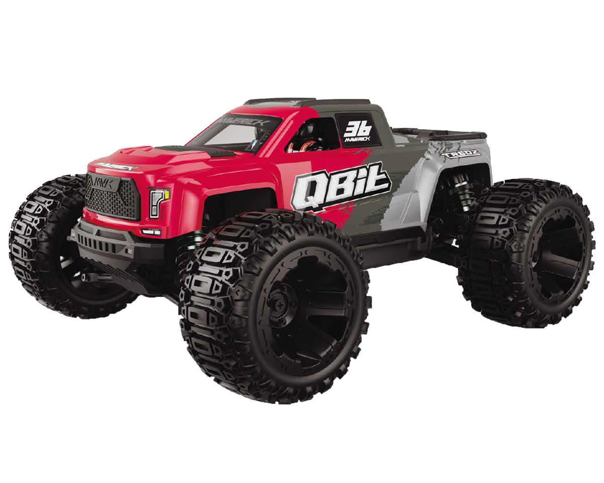 QBit MT 1/16 4WD RTR Brushed Monster Truck (Red)