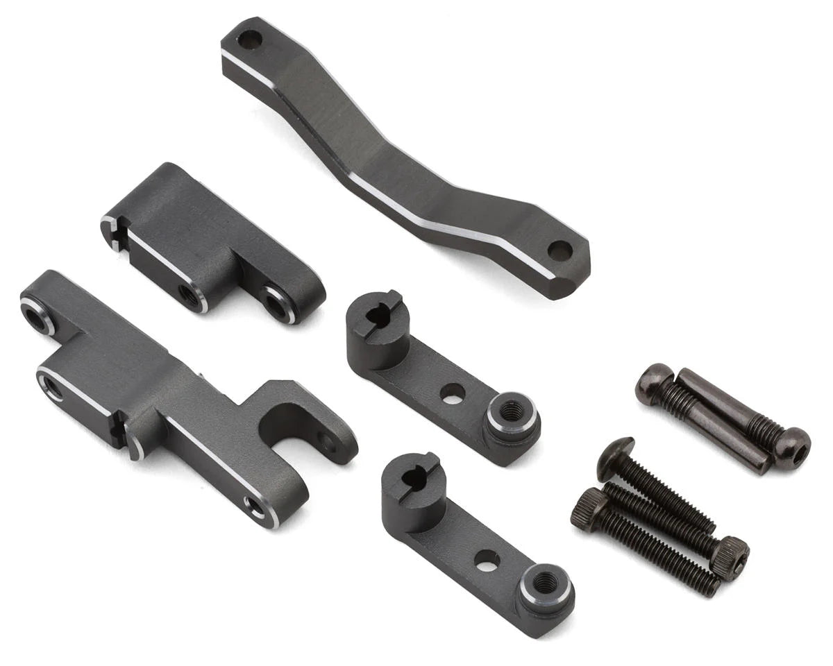 Qbit Aluminum Steering Bellcrank Set (Grey)