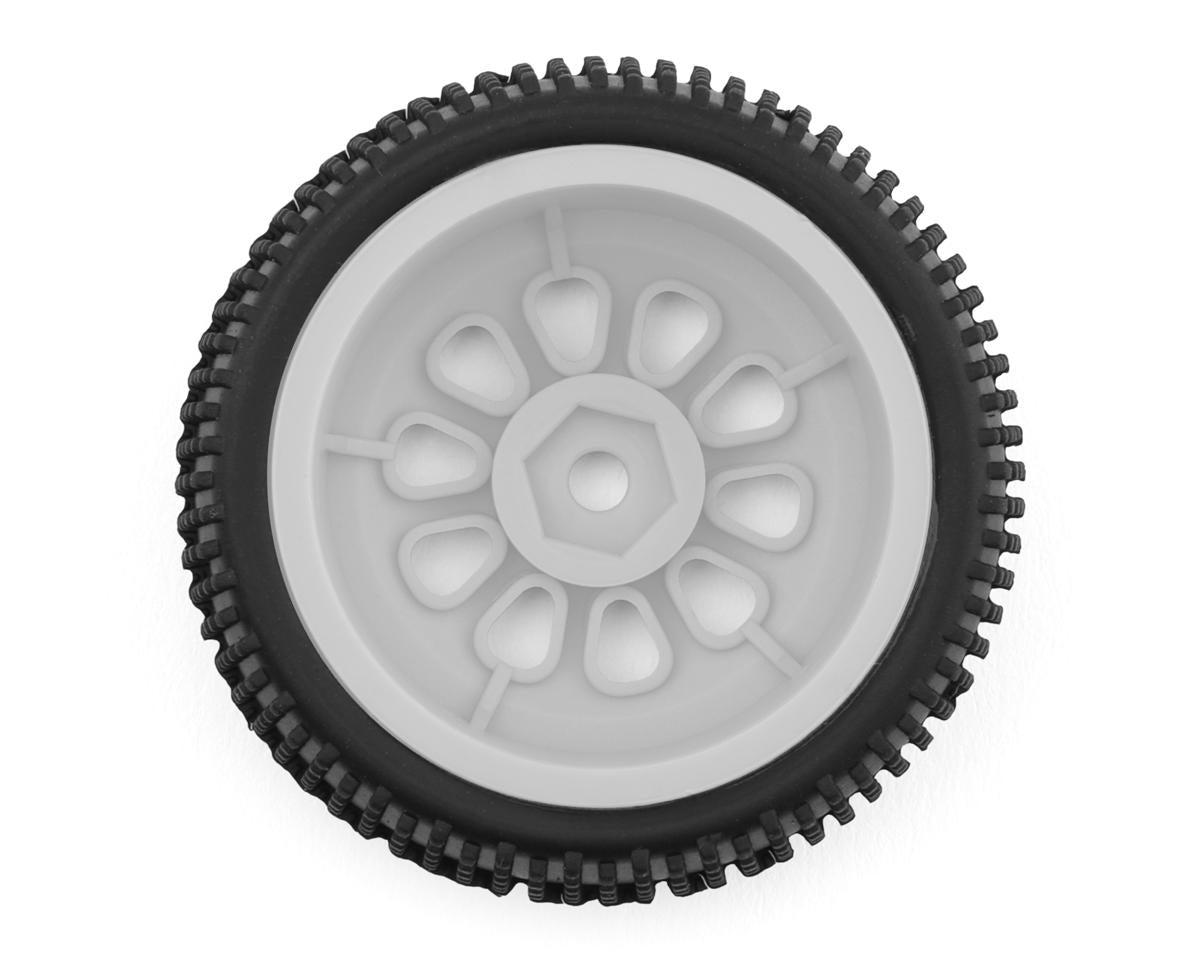 Microbe SC Sidepin Pre-Mounted Short Course Tires Set (White)