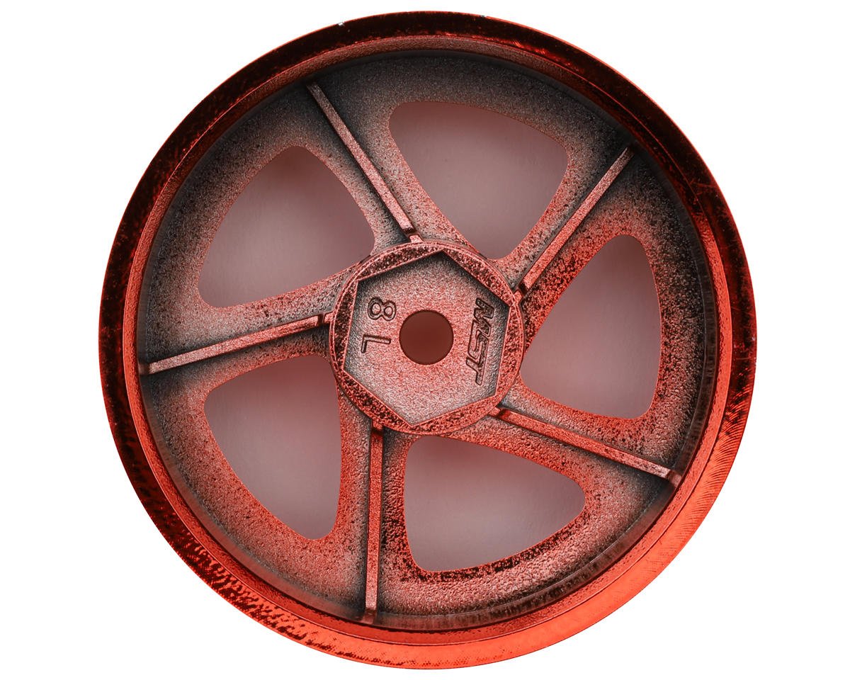 TMB 1/10 Drift Wheels (Red) (+8) (4) w/Mounting Foam