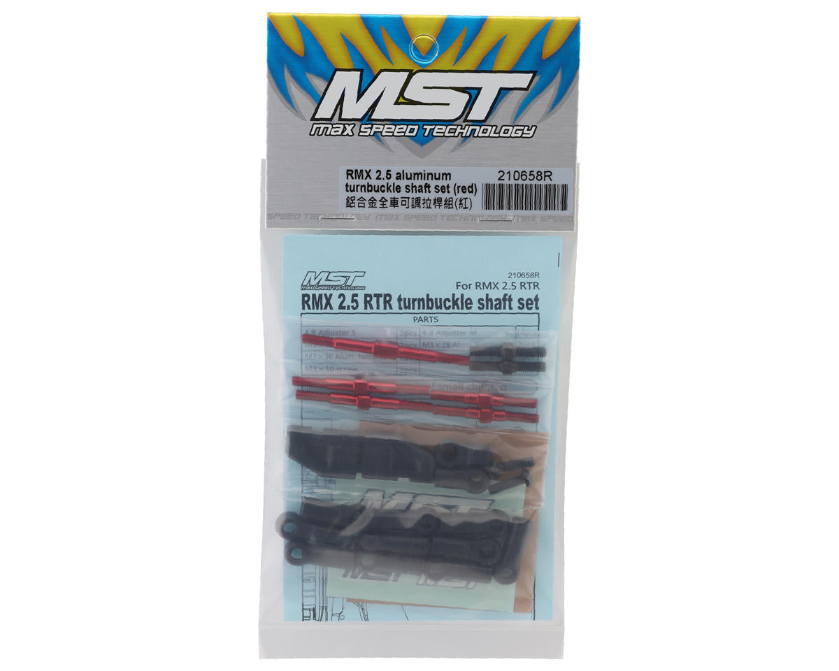 RMX 2.5 Aluminum turnbuckle set (red)