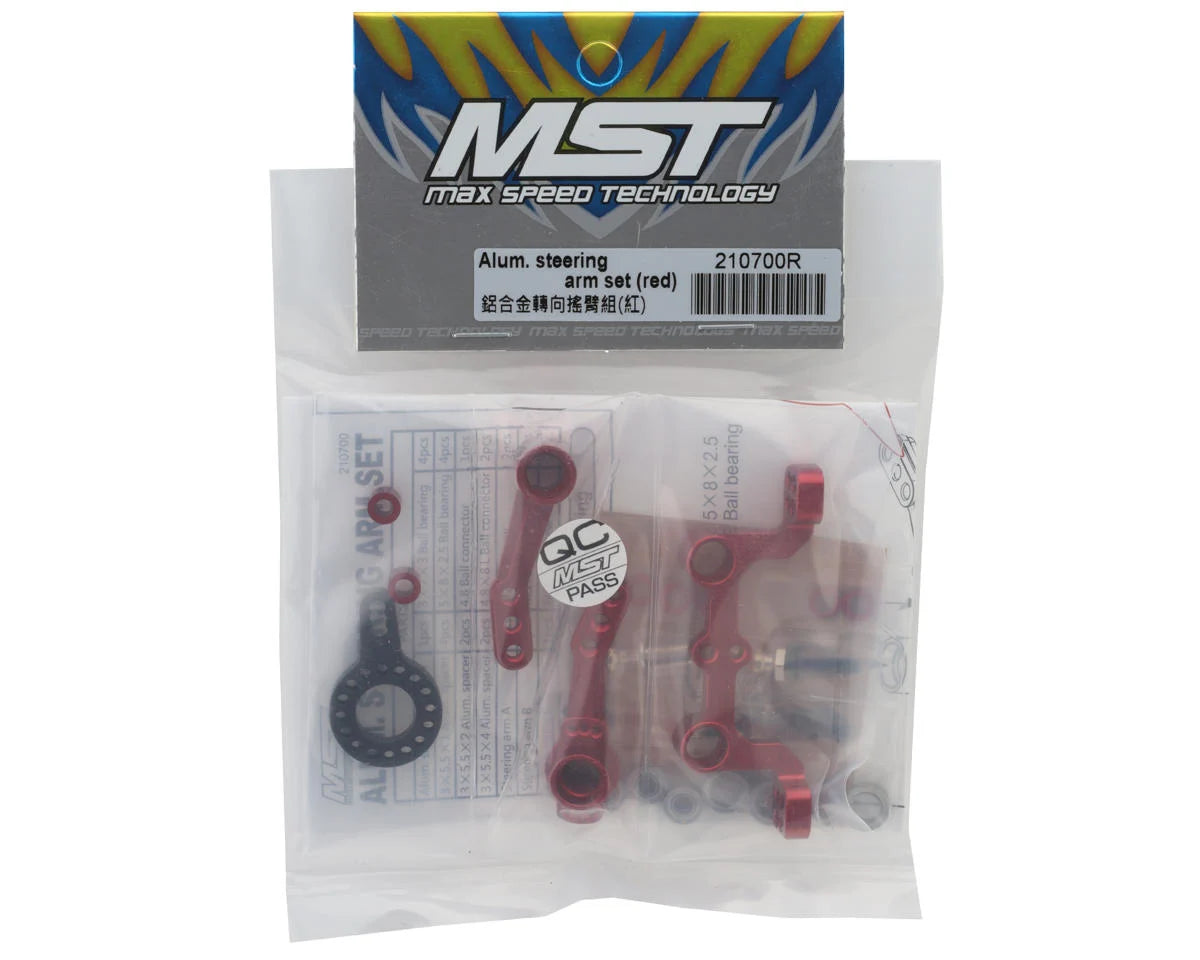Aluminum Steering Rack Assembly (Red)