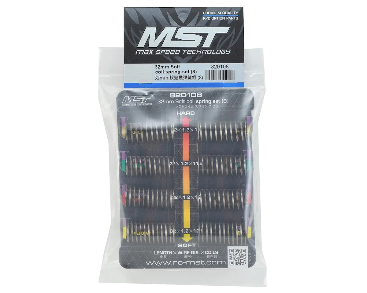 32mm Soft coil spring set (8)