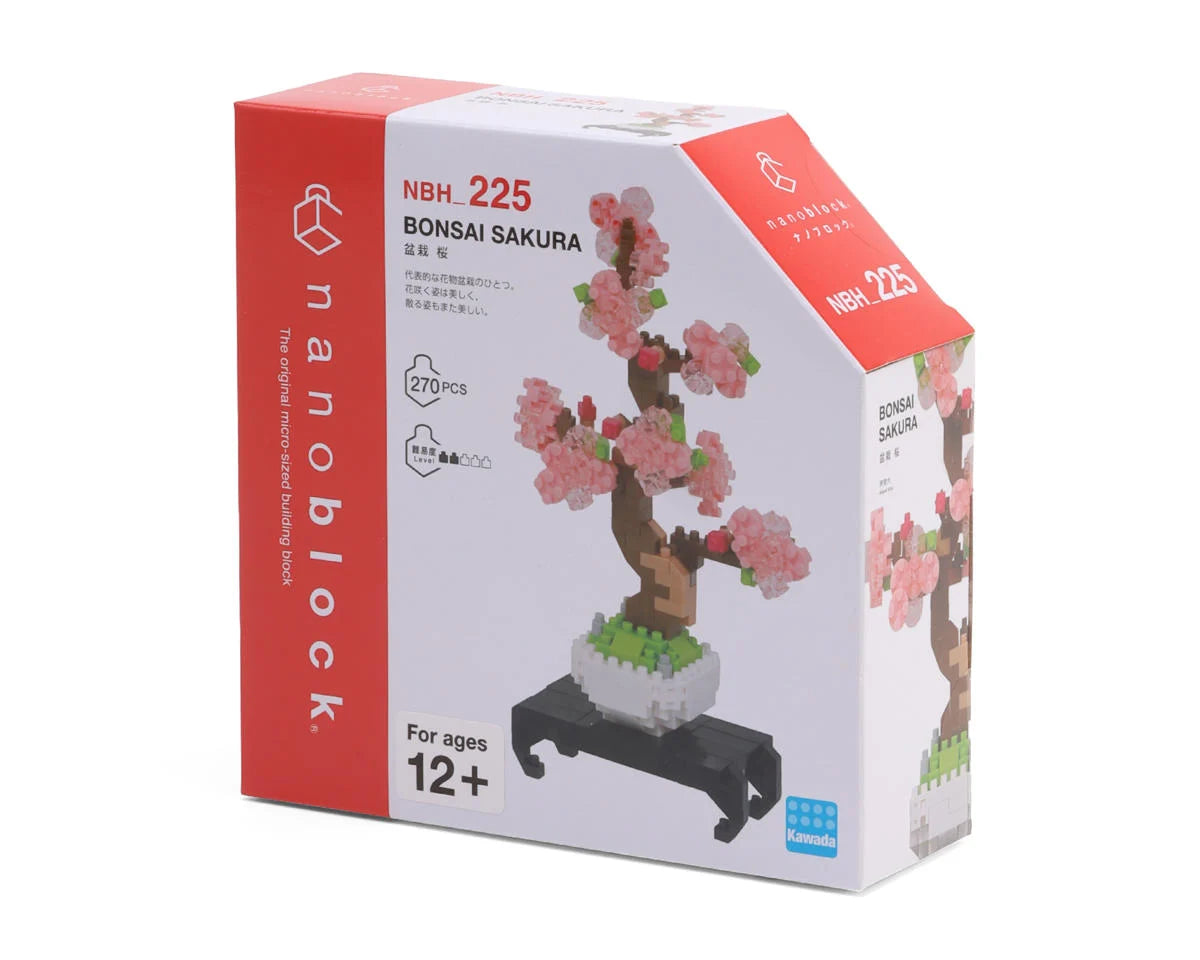 Nanoblock Sights to See Series, Bonsai Sakura