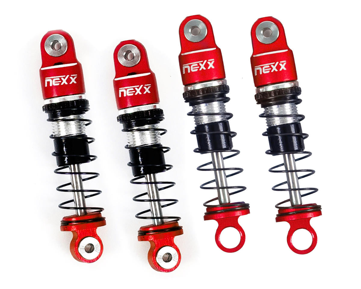 Losi™ Micro-B Pre-Assembled Aluminum Oil-Filled Shocks (Red) (4) (Front & Rear)