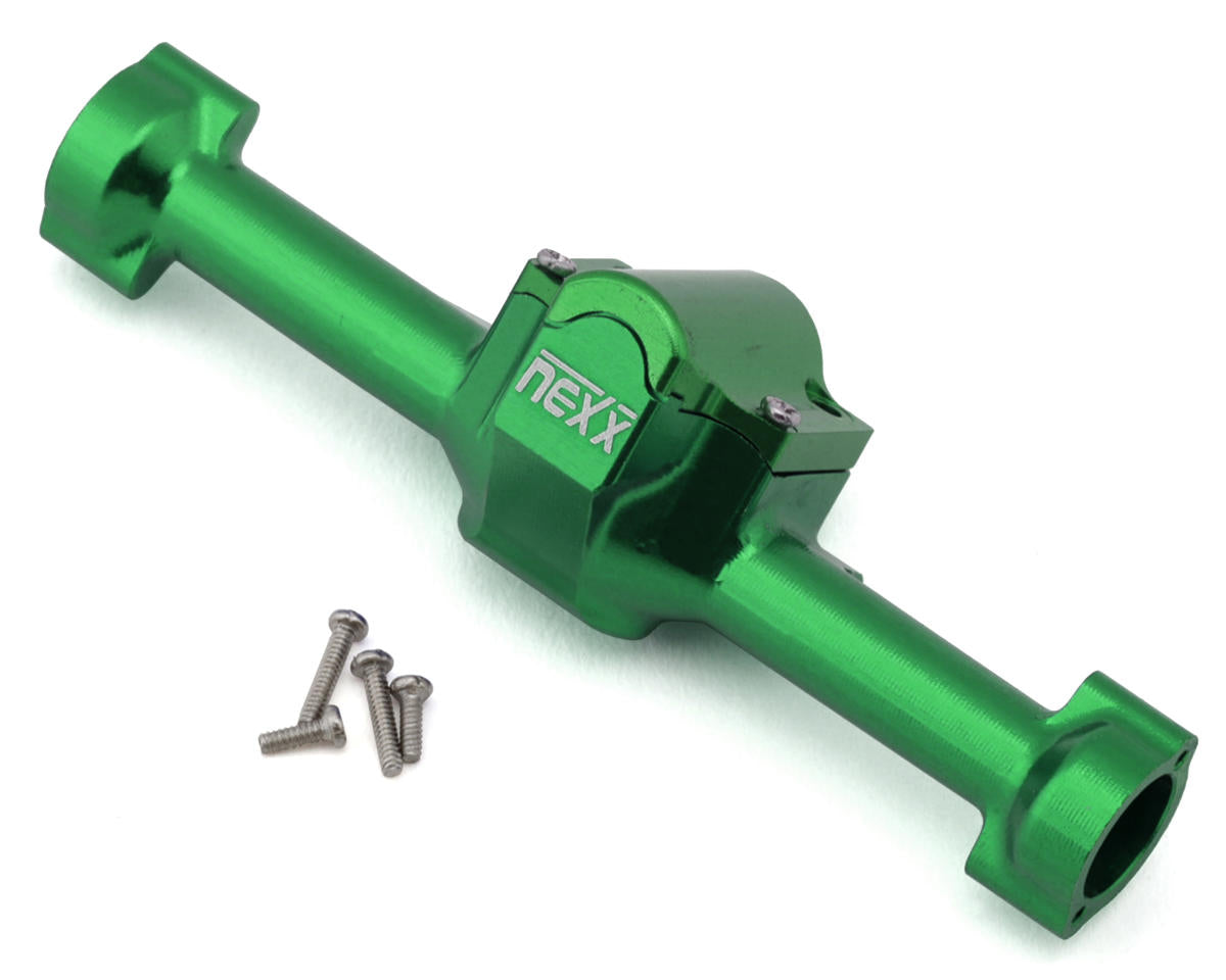 Axial SCX30 Aluminum Rear Axle Housing (Green)