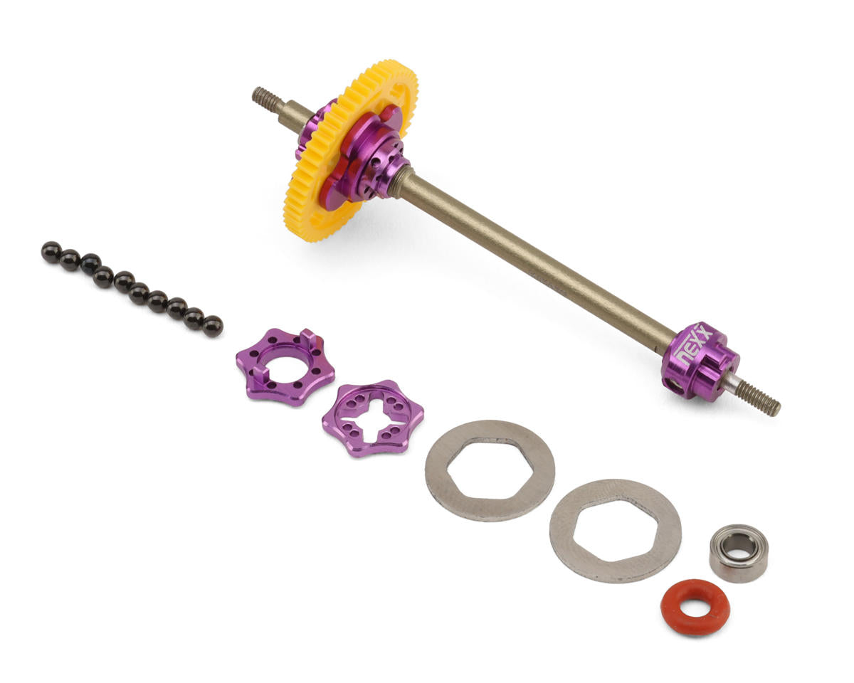 Kyosho Mini-Z MR03/04 2WD Dual-Function Spool & Ball Differential Set (Purple)