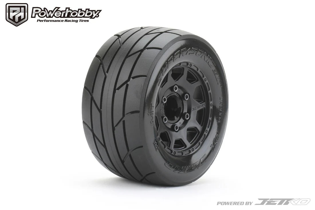 1/10 2.8 MT Super Sonic Tires (2) with Removable Hex Wheels
