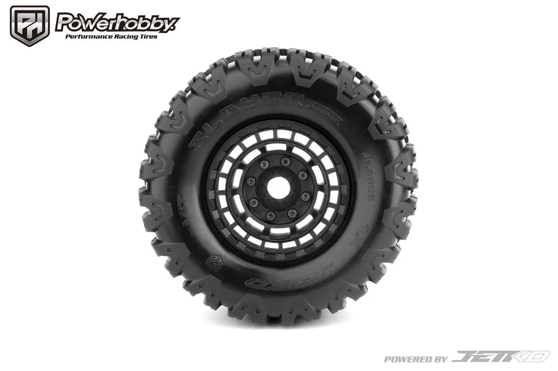 Slayer 1/5 Belted Tires (2) FOR Traxxas X-Maxx Arrma Losi DBXL-E