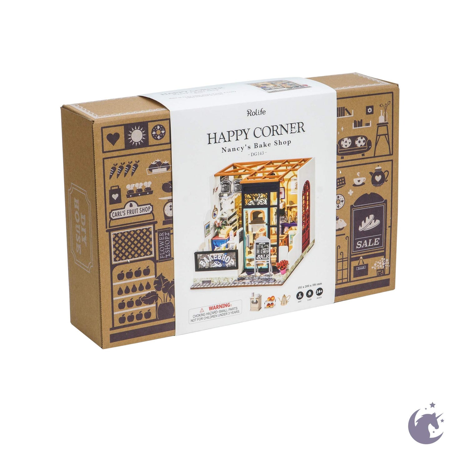 Emily's Flower Shop | Robotime DG145 DIY 1:24 Dollhouse Miniatures Kit