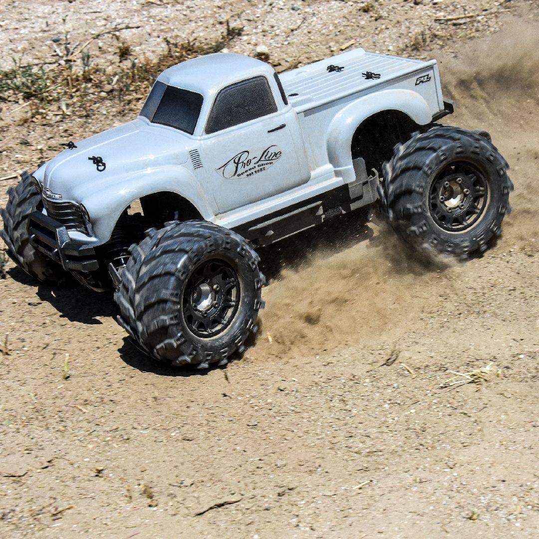 Masher 2.8" Tires on Black Rem Hex Wheels (x2)