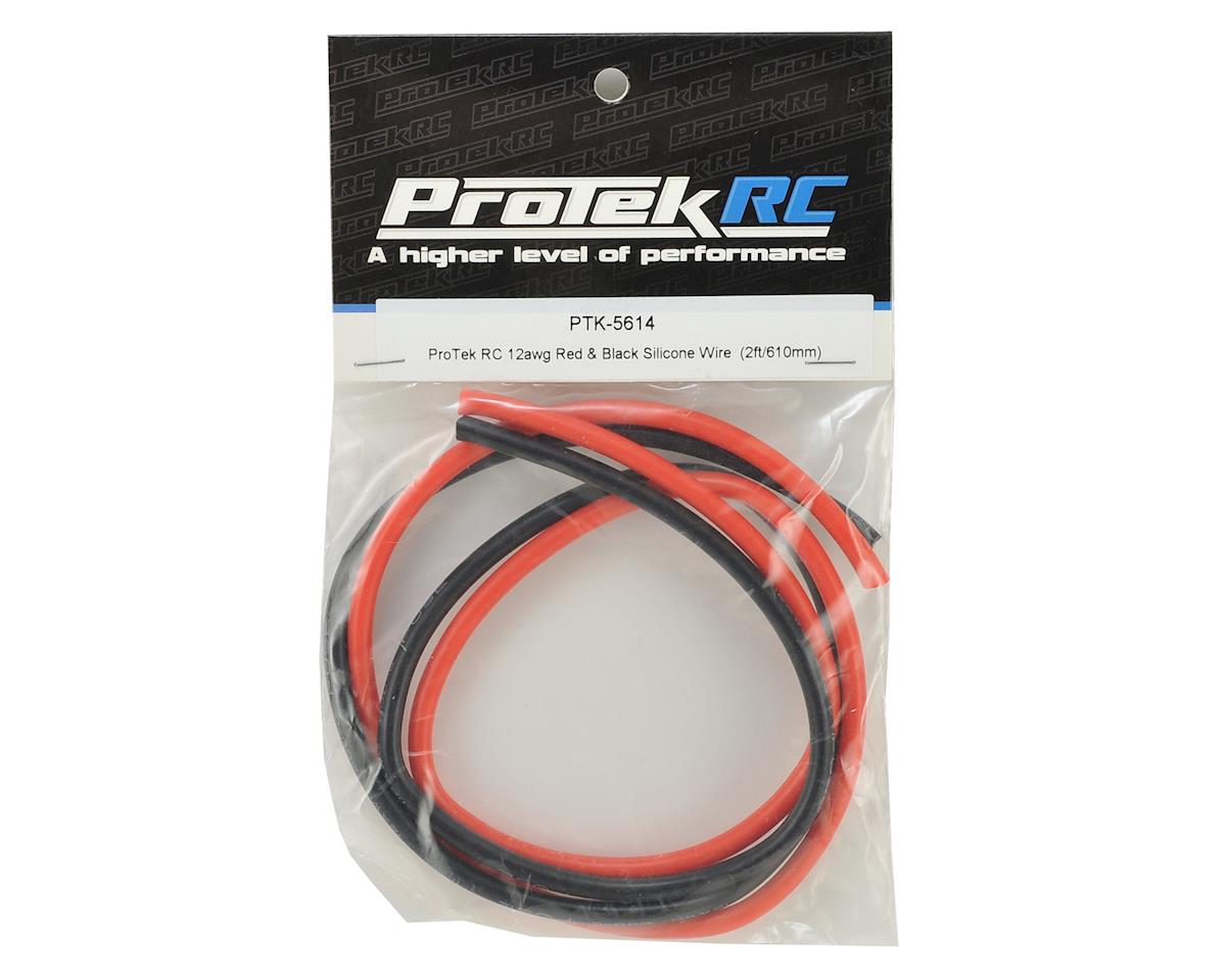Silicone Hookup Wire (Red & Black) (2' Each) (12AWG)
