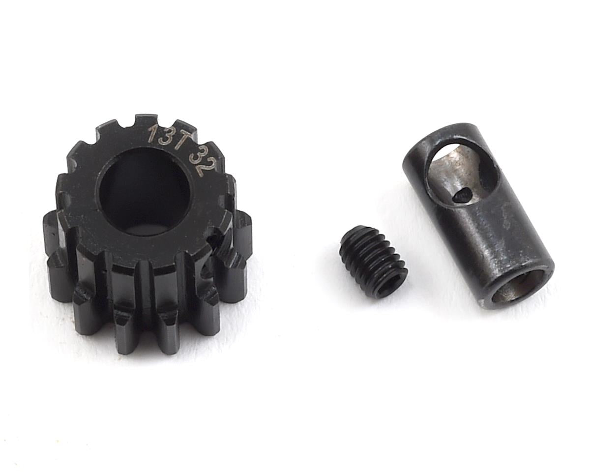Steel 32P Pinion Gear w/ Reducer Sleeve (Mod .8) (5mm Bore) (13T)