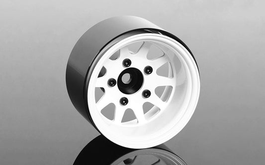 RC4WD 1.55" Deep Dish Wagon Steel Beadlock Wheels (White) (x4)