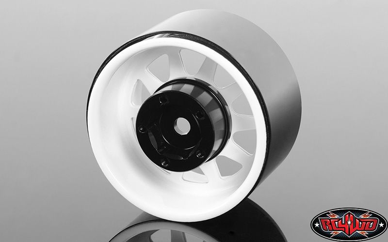 RC4WD 1.55" Deep Dish Wagon Steel Beadlock Wheels (White) (x4)