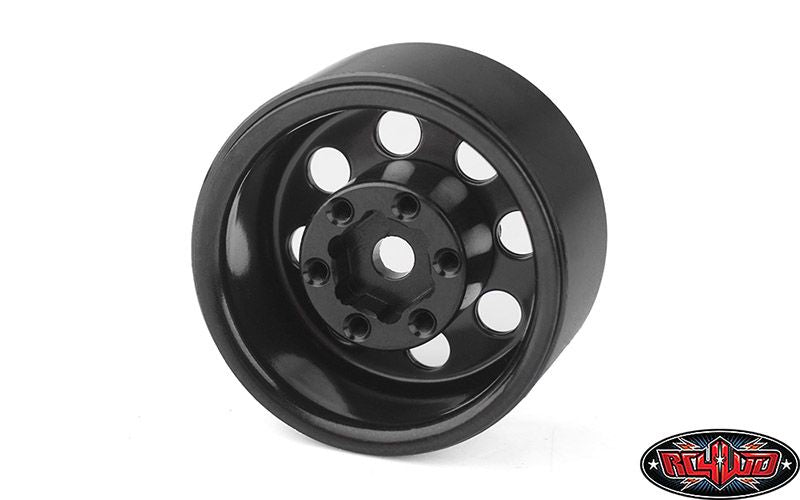1.0" Pro8 Stamped Steel Beadlock Wheels (Black) (x4)