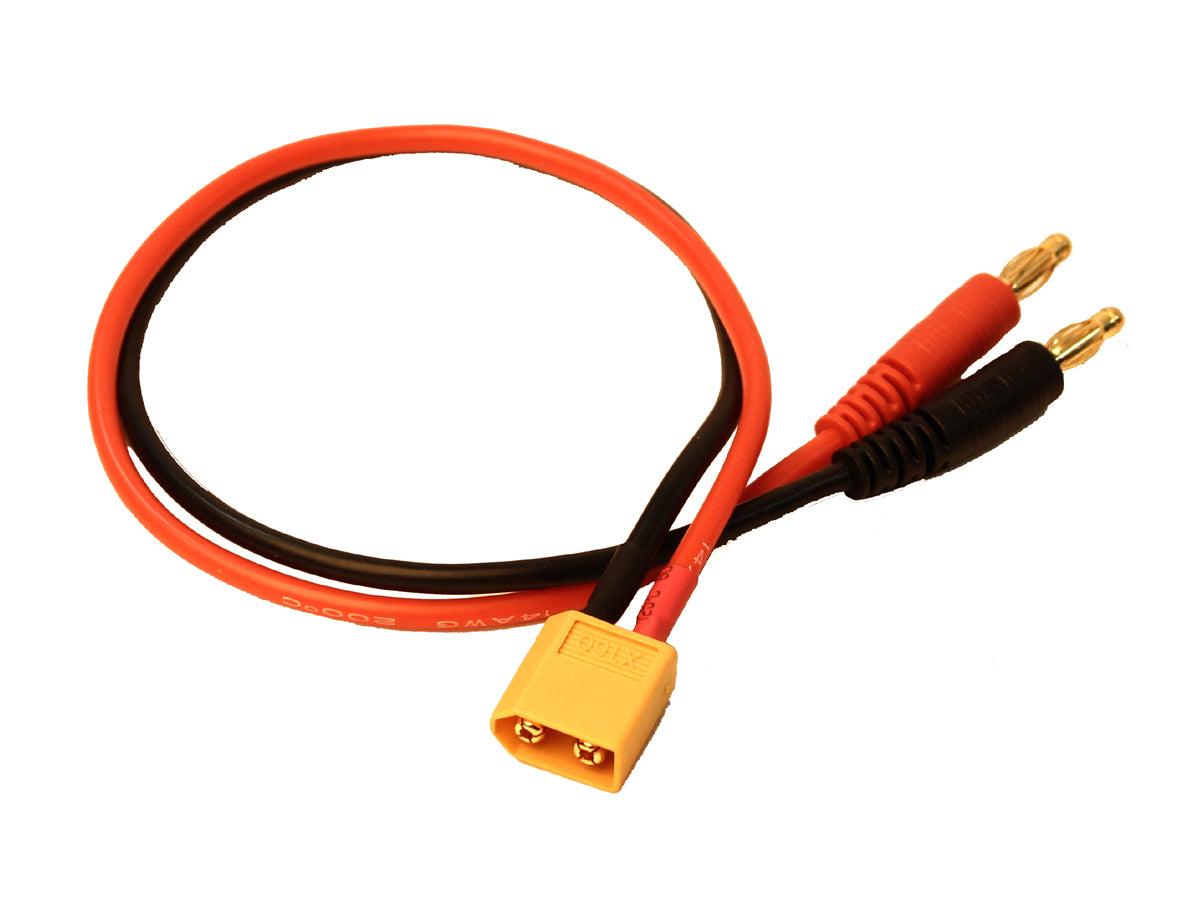 Charge Adapter: XT60 Battery to Male 4mm Bullets