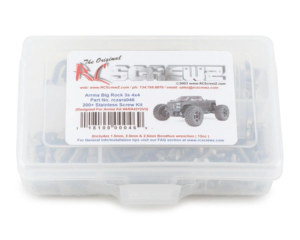 Big Rock 3S 4x4 Stainless Steel Screw Kit