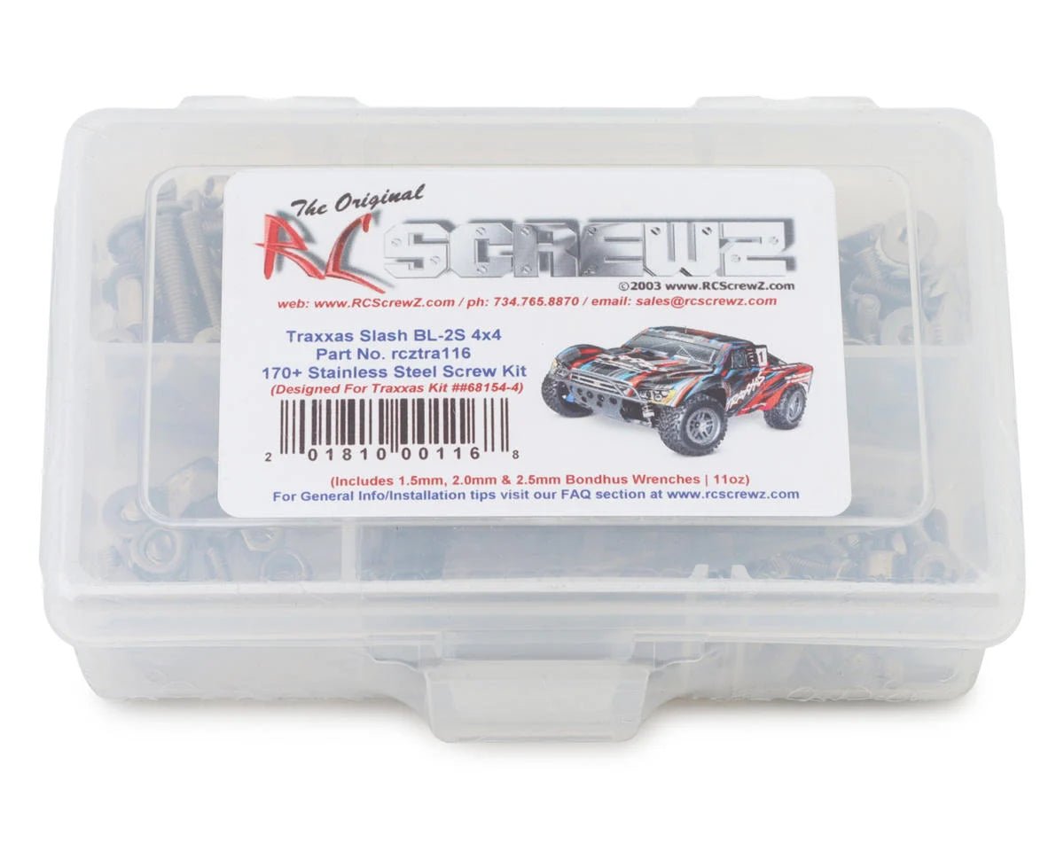 Stainless Steel Screw Kit for Traxxas Slash 4x4 BL-2S