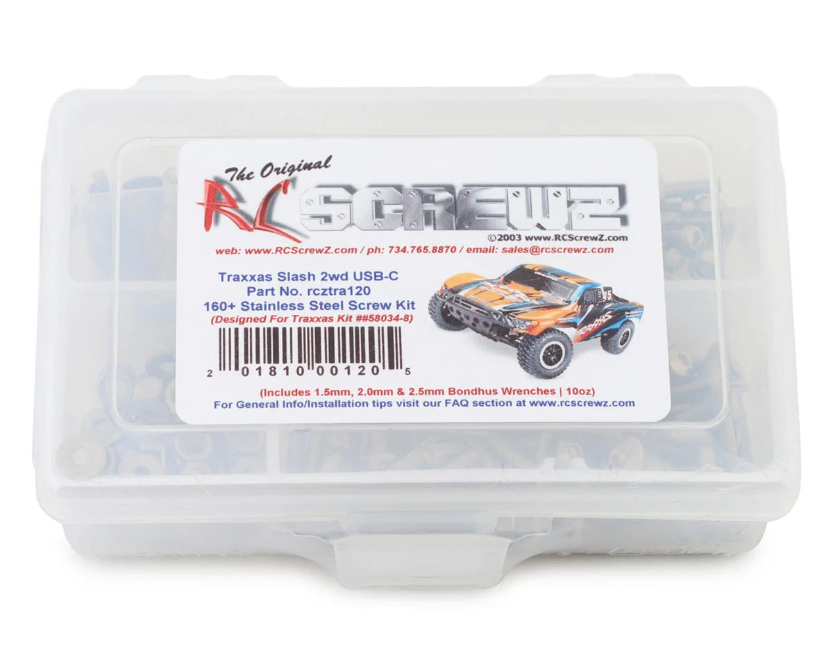 Stainless Steel Screw Kit for Traxxas Slash 2WD