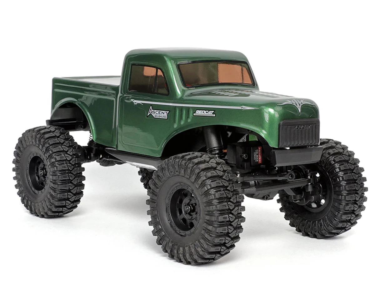 Ascent-18 1/18 4WD RTR Brushless Rock Crawler (Green) w/2.4GHz Radio, Battery & Charger