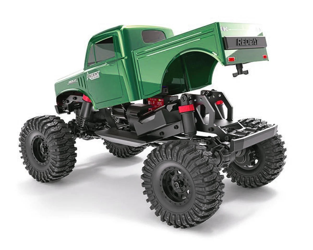 Ascent-18 1/18 4WD RTR Brushless Rock Crawler (Green) w/2.4GHz Radio, Battery & Charger