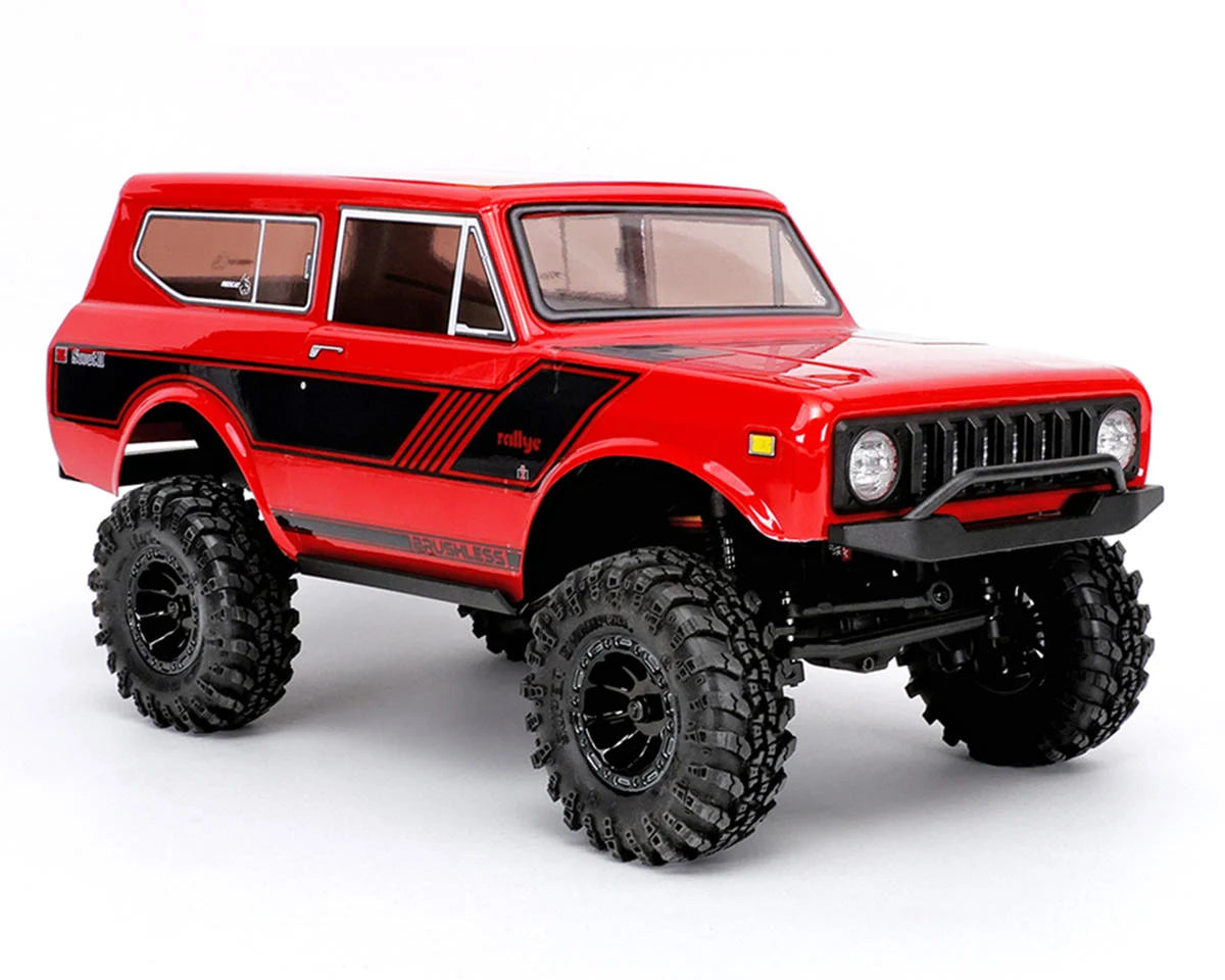 Ascent-18 International Scout II 1/18 RTR Brushless Rock Crawler (Red)
