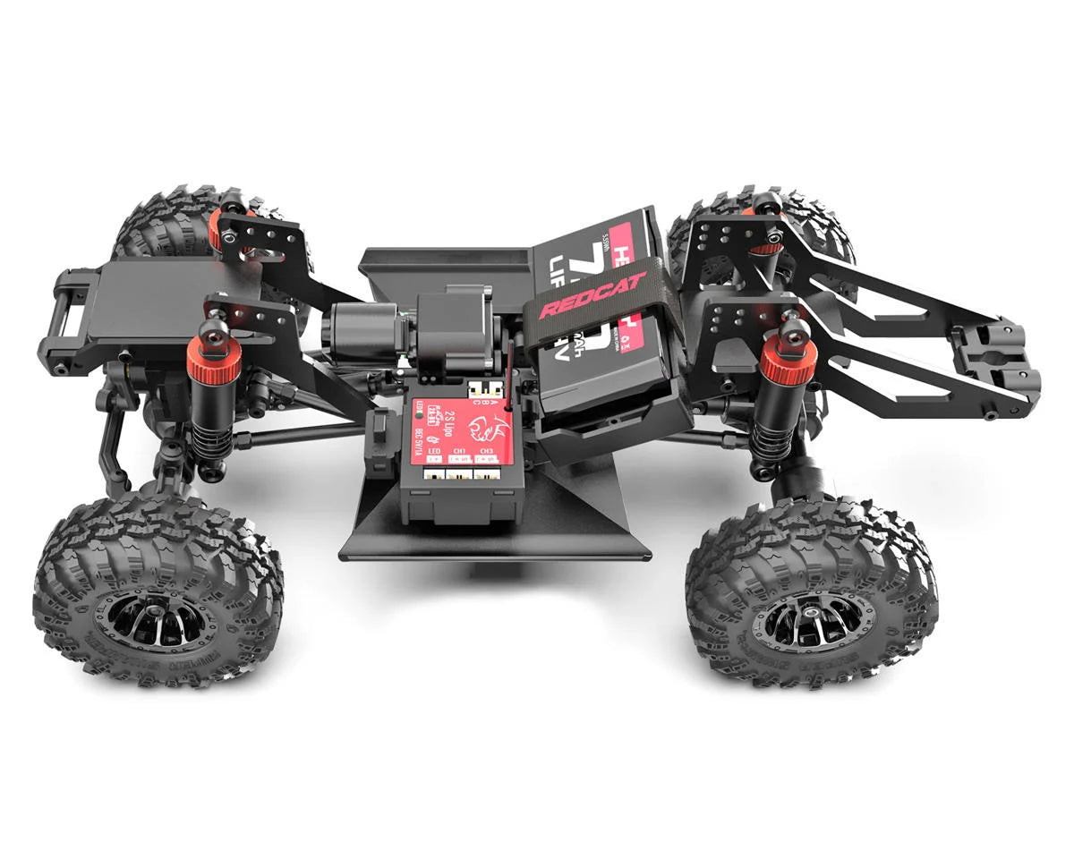 Ascent-18 International Scout II 1/18 RTR Brushless Rock Crawler (Red)
