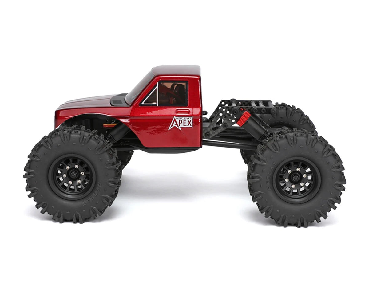 Ascent-18 Apex 1/18 4WD RTR Brushless Rock Crawler (Red)