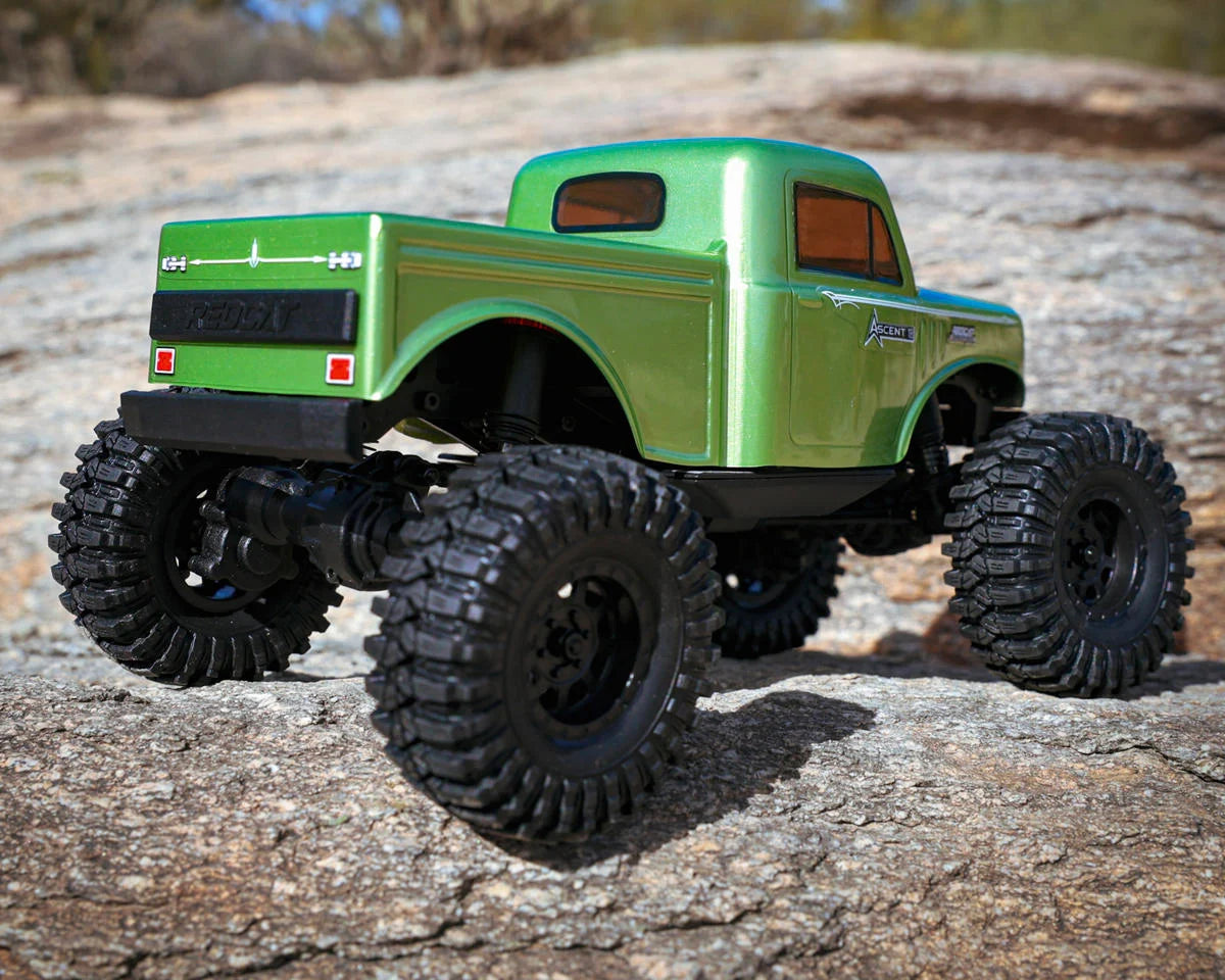 Ascent-18 1/18 4WD RTR Brushed Rock Crawler (Green) w/2.4GHz Radio, Battery & Charger